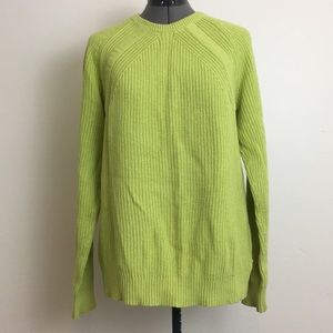 Calvin Klein Neon Green Crew Neck Sweater